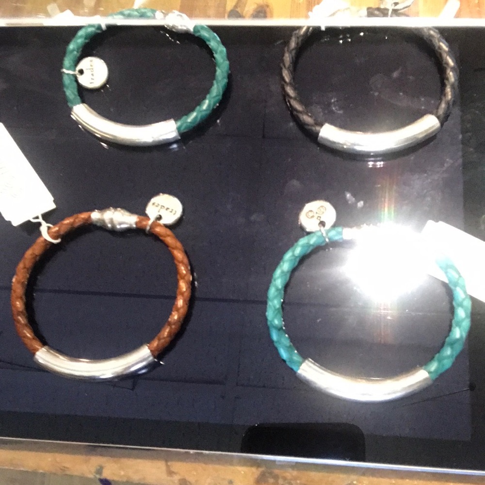 Leather brackets